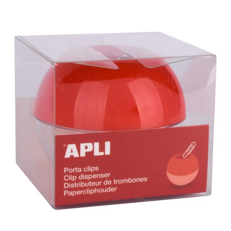 ✅ Apli Support Magnétique 35 trombones Ø70x60mm couleur Blanc en stock