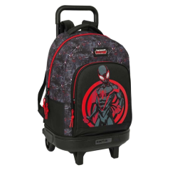 sac à dos trolley noir rouge