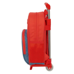 sac à dos chariot rouge bleu