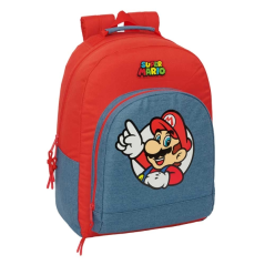 Sac à dos Super Mario rouge bleu