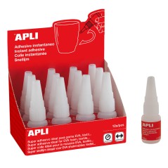 ✅ Adhésif Super Instantané Apli 10g - Séchage Rapide - Formule Résistante - Transparent couleur Transparent en stock