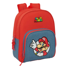 Sac à dos enfant Super Mario bleu rouge