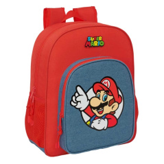 Sac à dos Super Mario rouge bleu