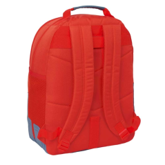 Sac à dos Super Mario rouge et bleu avec poche frontale