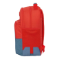Sac à dos Super Mario rouge et bleu avec poche frontale Sac à dos Super Mario rouge et bleu avec poche frontale