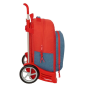 Sac à dos Super Mario avec chariot rouge et bleu Sac à dos Super Mario avec chariot rouge et bleu
