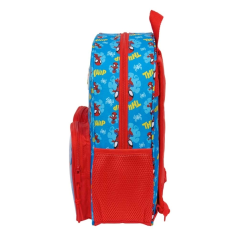 Sac à dos enfant rouge bleu