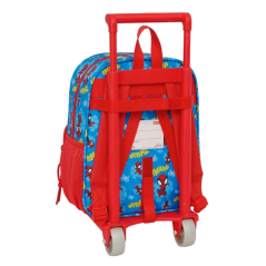 Sac à dos trolley Spidey amovible rouge et bleu