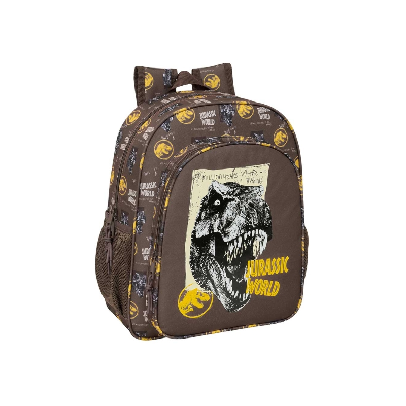 Sac à dos Jurassic World brun compatible trolley Sac à dos Jurassic World brun compatible trolley