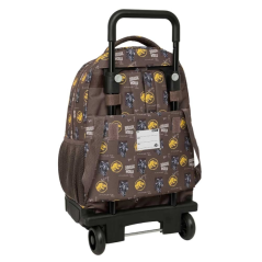 Sac à dos Jurassic World avec trolley, marron