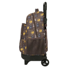 Sac à dos Jurassic marron trolley