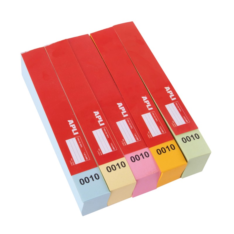 Apli Rifa Strip Lluminetas 0000-4999 - 980/5 - Numérotation claire et visible - Facile à couper - Brillant Apli Rifa Strip Lluminetas 0000-4999 - 980/5 - Numérotation claire et visible - Facile à couper - Brillant