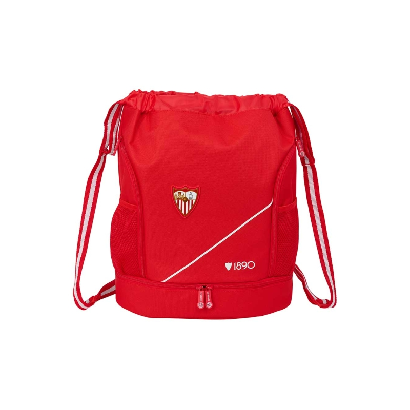 Sac à dos Sevilla FC Safta rouge compartiment inférieur Sac à dos Sevilla FC Safta rouge compartiment inférieur