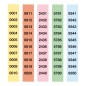 Apli Rifa Strip Lluminetas 0000-4999 - 980/5 - Numérotation claire et visible - Facile à couper - Brillant Apli Rifa Strip Lluminetas 0000-4999 - 980/5 - Numérotation claire et visible - Facile à couper - Brillant