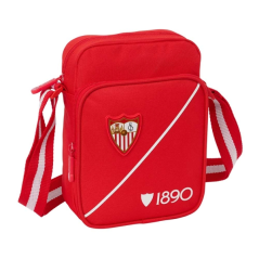 Sac bandoulière rouge zippé