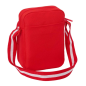 Sac bandoulière Sevilla FC rouge à poches zippées Sac bandoulière Sevilla FC rouge à poches zippées
