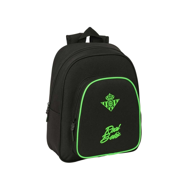 Sac à dos enfant Real Betis noir vert porte-bouteilles Sac à dos enfant Real Betis noir vert porte-bouteilles