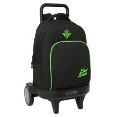 sac à dos à roulettes noir vert