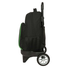 sac à dos à roulettes noir vert
