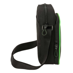 Sac à bandoulière noir vert