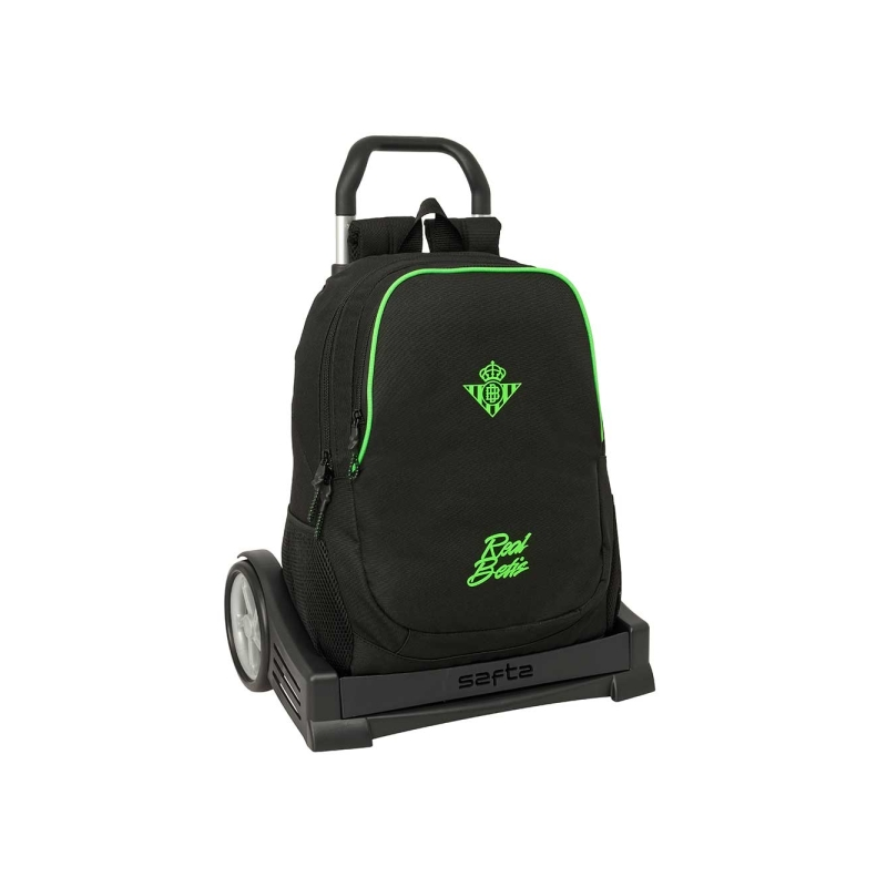 Sac à dos à roulettes Real Betis Balompié noir vert 23 L Sac à dos à roulettes Real Betis Balompié noir vert 23 L