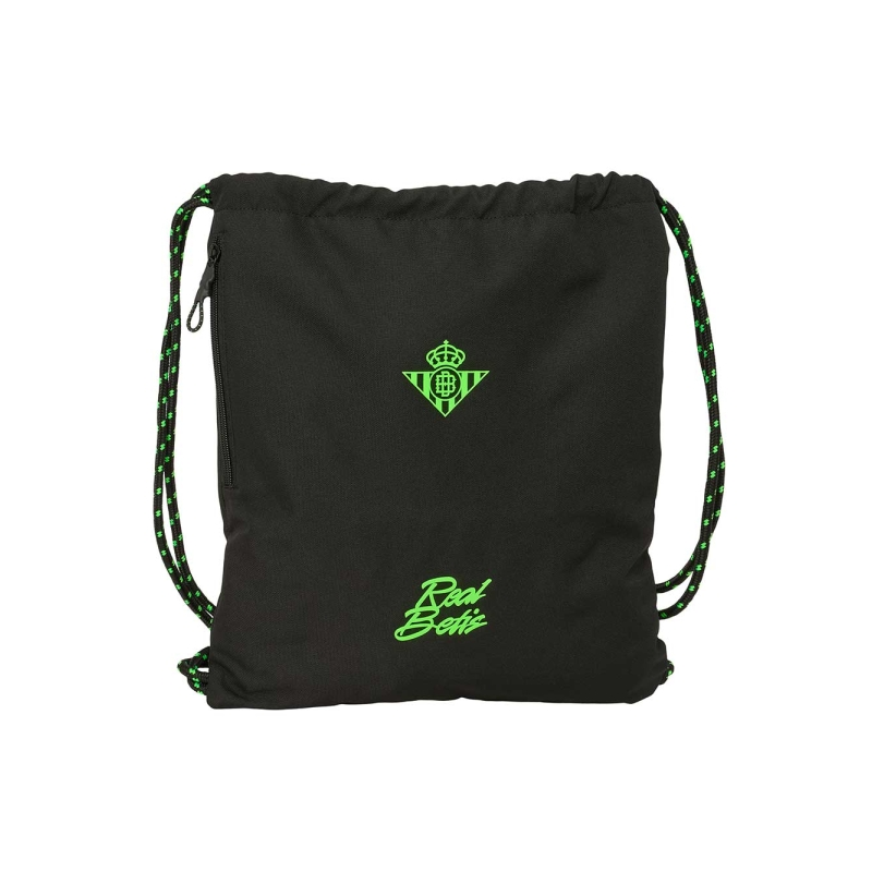 Sac de sport Real Betis Balompié noir et vert 35 x 40 cm Sac de sport Real Betis Balompié noir et vert 35 x 40 cm