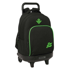 sac à dos à roulettes noir vert
