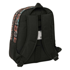 Sac à dos enfant Mandalorian Grogu noir avec porte-bouteille