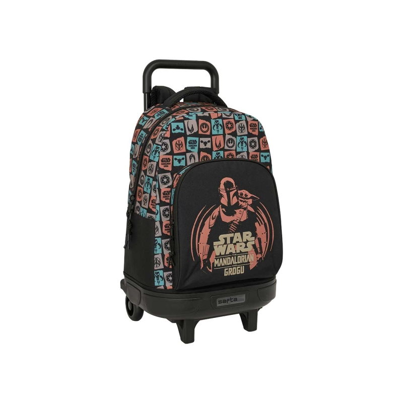 Sac à dos Grogu Mandalorien à chariot 33 L noir Sac à dos Grogu Mandalorien à chariot 33 L noir