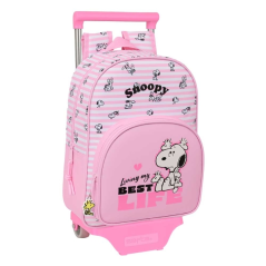 Sac à dos Snoopy rose