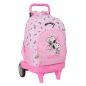 Sac à roulettes Snoopy 33 L rose avec porte-bouteille Sac à roulettes Snoopy 33 L rose avec porte-bouteille