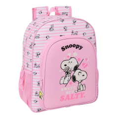 Sac à dos Snoopy rose