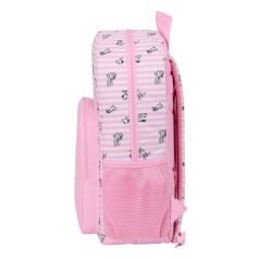 Sac à dos Snoopy rose matelassé