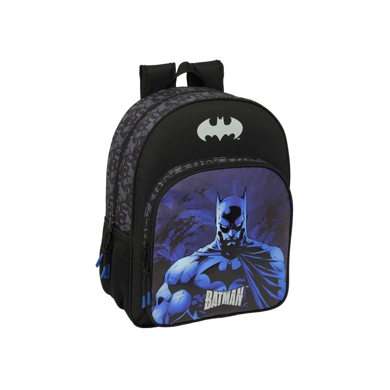 Sac à dos Batman noir compatible valise à roulettes Sac à dos Batman noir compatible valise à roulettes