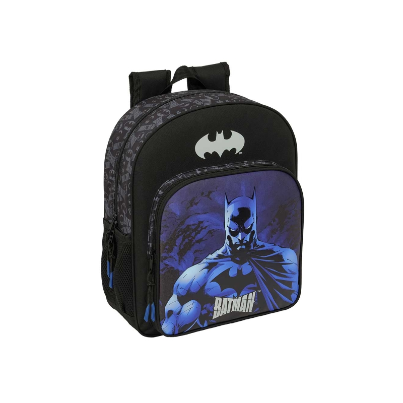 Sac à dos Batman noir compatible valise à roulettes Sac à dos Batman noir compatible valise à roulettes