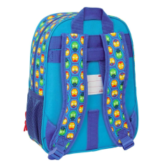Sac à dos enfant Iron Man bleu avec porte-bouteille