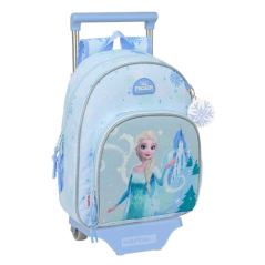 Mochila à roulettes Frozen bleu pastel