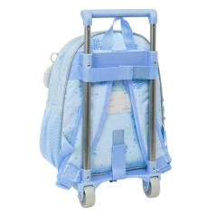 Mochila à roulettes Frozen bleu pastel 28x34x10 cm