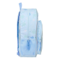 Sac à dos Frozen bleu pastel avec poche frontale Sac à dos Frozen bleu pastel avec poche frontale