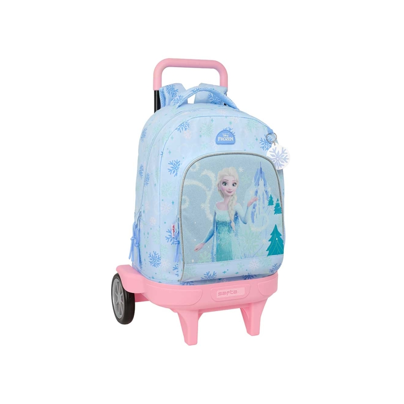 Sac à dos chariot Frozen Safta bleu pastel