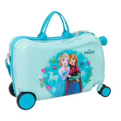 Valise trolley enfant Frozen bleu clair
