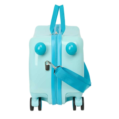 Valise trolley enfant bleu clair