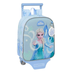 Sac à dos à roulettes bleu