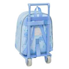 Sac à dos à roulettes Frozen Safta bleu pastel 6L