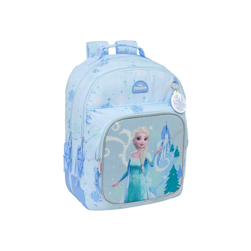 Sac à dos Frozen Safta bleu pastel adaptable chariot