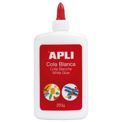 ✅ Colle blanche Apli - 250g - Séchage rapide - Résistante à l'eau - Idéale pour les travaux manuels et scola en stock