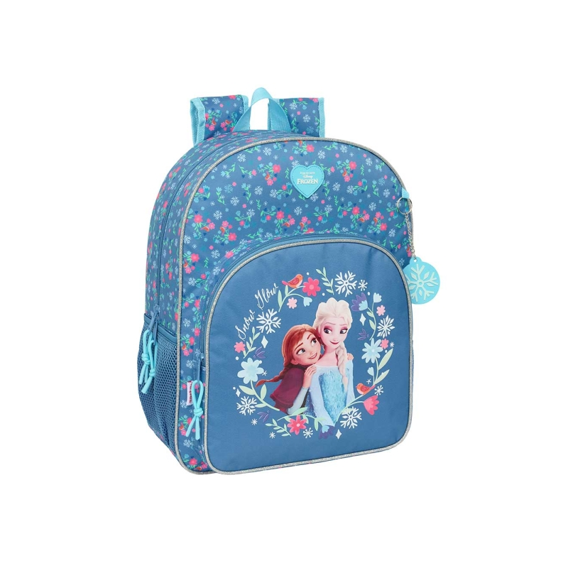 Sac à dos Frozen bleu adaptable valise roulettes Sac à dos Frozen bleu adaptable valise roulettes
