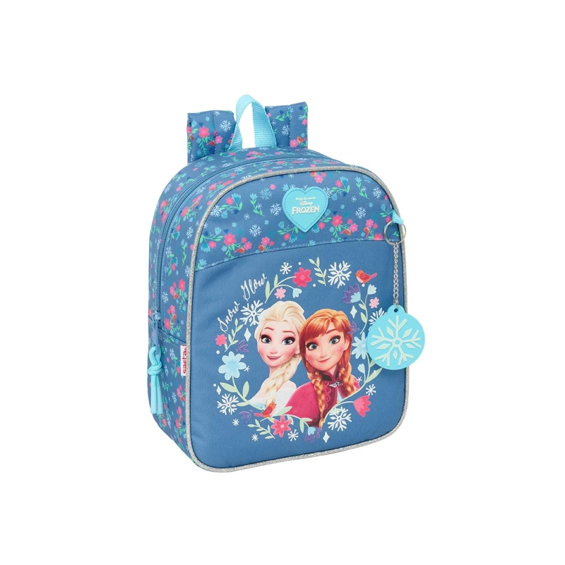 Sac à dos bébé La Reine des Neiges bleu poussette