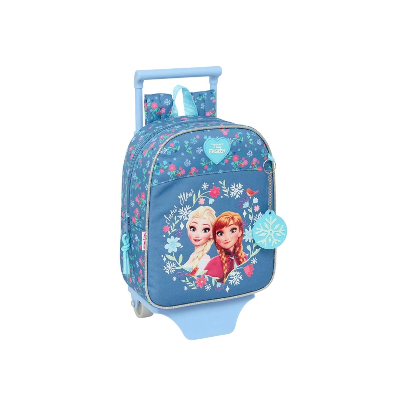 Sac à dos trolley Frozen Safta bleu 6L amovible Sac à dos trolley Frozen Safta bleu 6L amovible