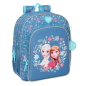 Sac à dos Frozen bleu adaptable à roulettes Sac à dos Frozen bleu adaptable à roulettes